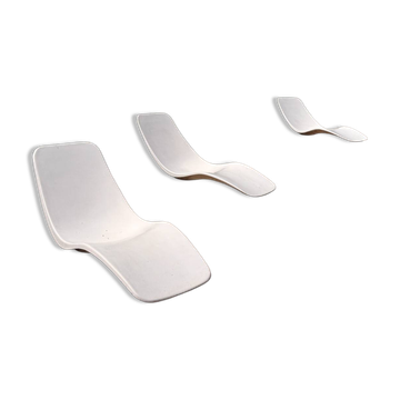 Lot de 3 chaises longues Zublena