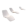Lot de 3 chaises longues Zublena
