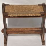 Antique monastry wabi sabi stool or hocker