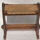 Antique monastry wabi sabi stool or hocker