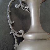 Tin ewer with rose