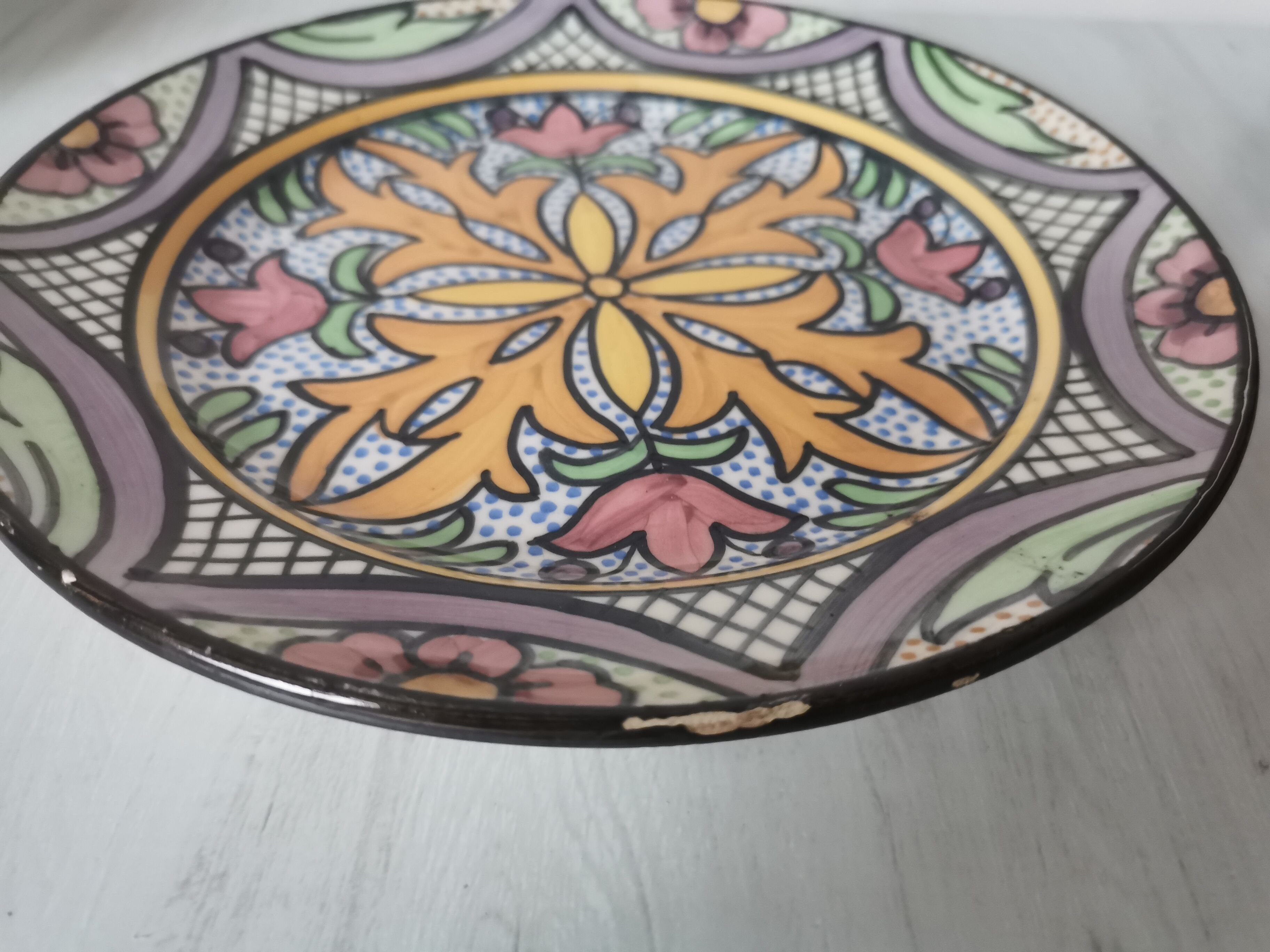 Spanish vintage plate