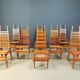 Postmodern 'Calcar' dining chairs by Benoit Lange, 1990s