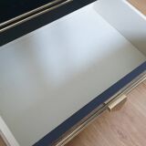 Vintage black bedside cabinet