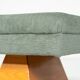 Contemporary Bench, Wood and Fabric, Italy