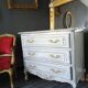 Patinated chest of drawers Louis XV style