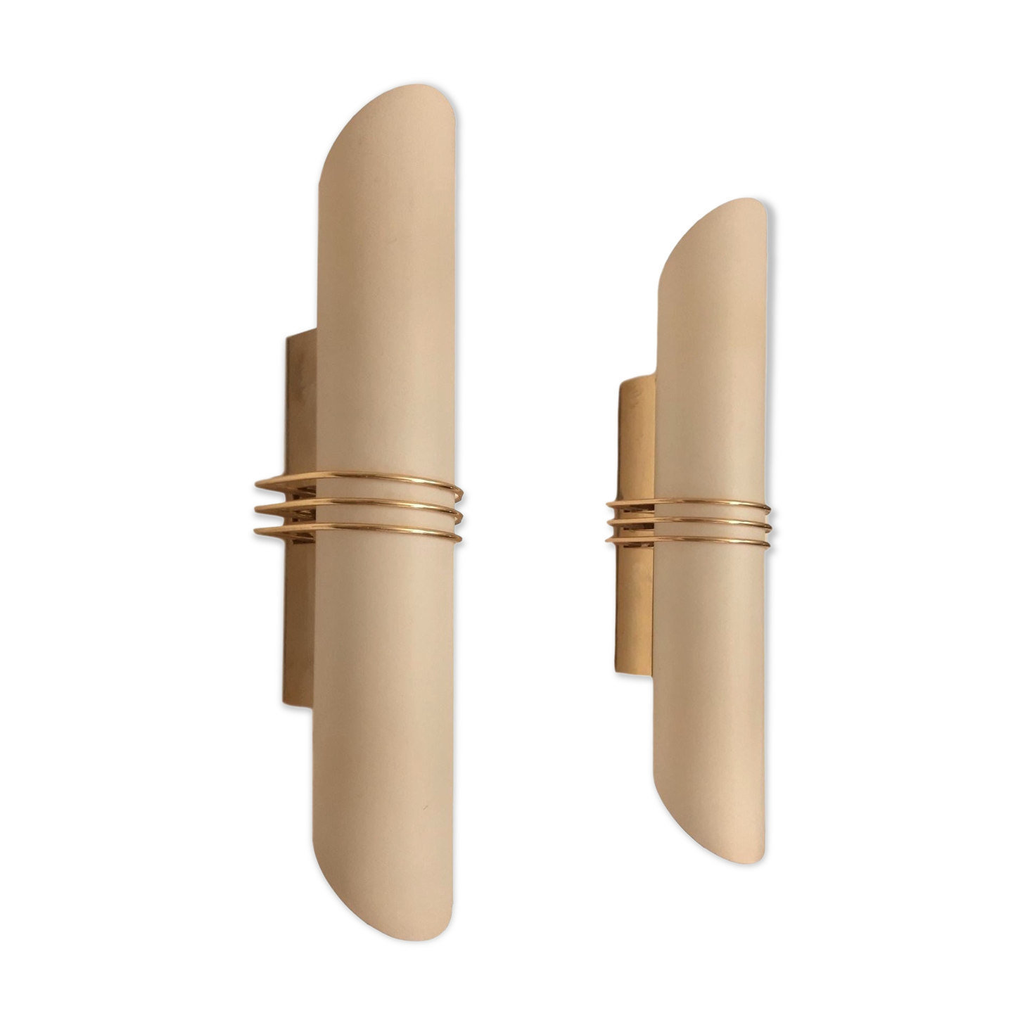 Pair of glashutte Limburg wall sconces