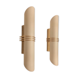 Pair of glashutte Limburg wall sconces