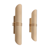 Pair of glashutte Limburg wall sconces