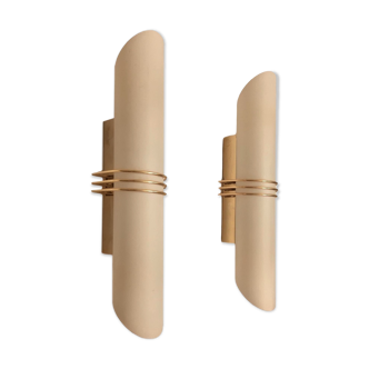 Pair of glashutte Limburg wall sconces