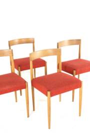 Set of Danish Oak Chairs - mid century modern danish design