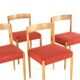 Set of Danish Oak Chairs - mid century modern danish design