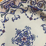 Pair of antique Gien plates
