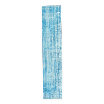 Rug For Kitchen Blue Vintage Runner Rug, 56x268Cm