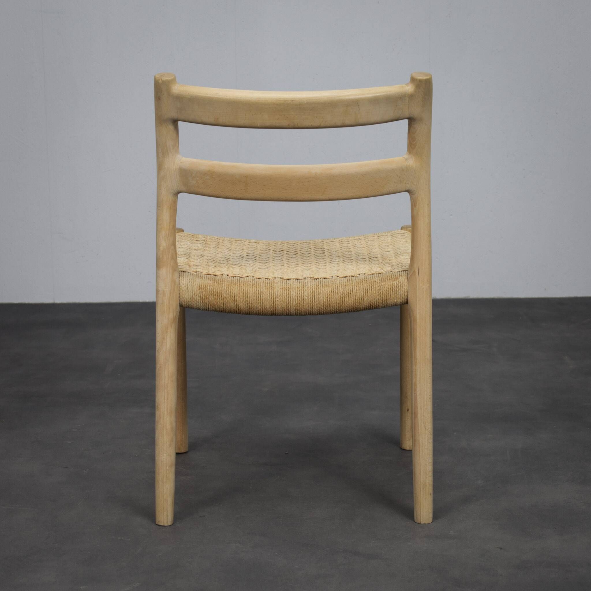 Set of 6 model 84 dining chairs by Niels Otto Møller, 1970s