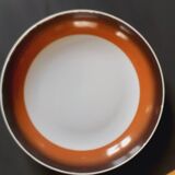 Hollow serving dish Space Age Porcelain year 70 Royale de L manufacture