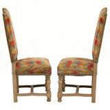 Paire de chaises hautes vintage, 1950