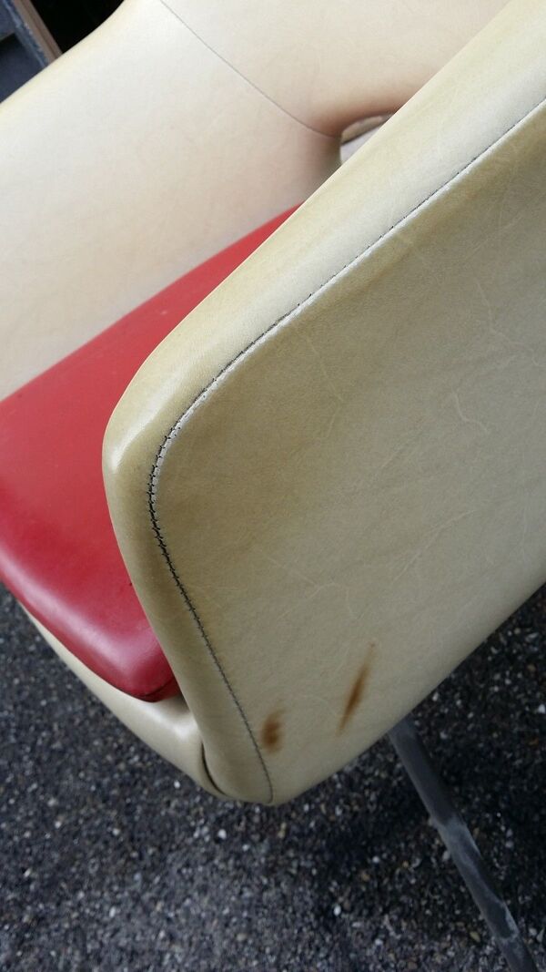 7 chaises fauteuils modernistes 70s pop loft Froscher Kg