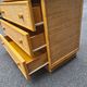 Vintage chest of drawers 1980 Maugrion Rotin