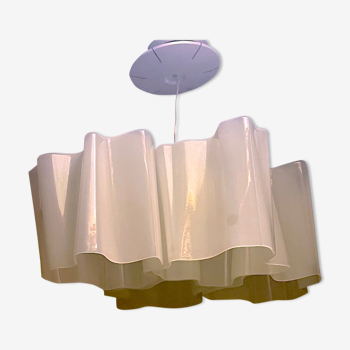 Suspension Artemide moderne, en 4 parties, fin XXe siècle, modèle "Logico" verre Murano, Italy
