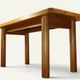Table René Martin en pin massif moderniste, 1960