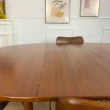 Round vintage dining table