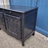 Black Louis XV low sideboard