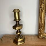 Pied de lampe ancien en laiton