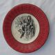 Digoin Sarreguemeines earthenware dessert plate month of July diam 18 cm