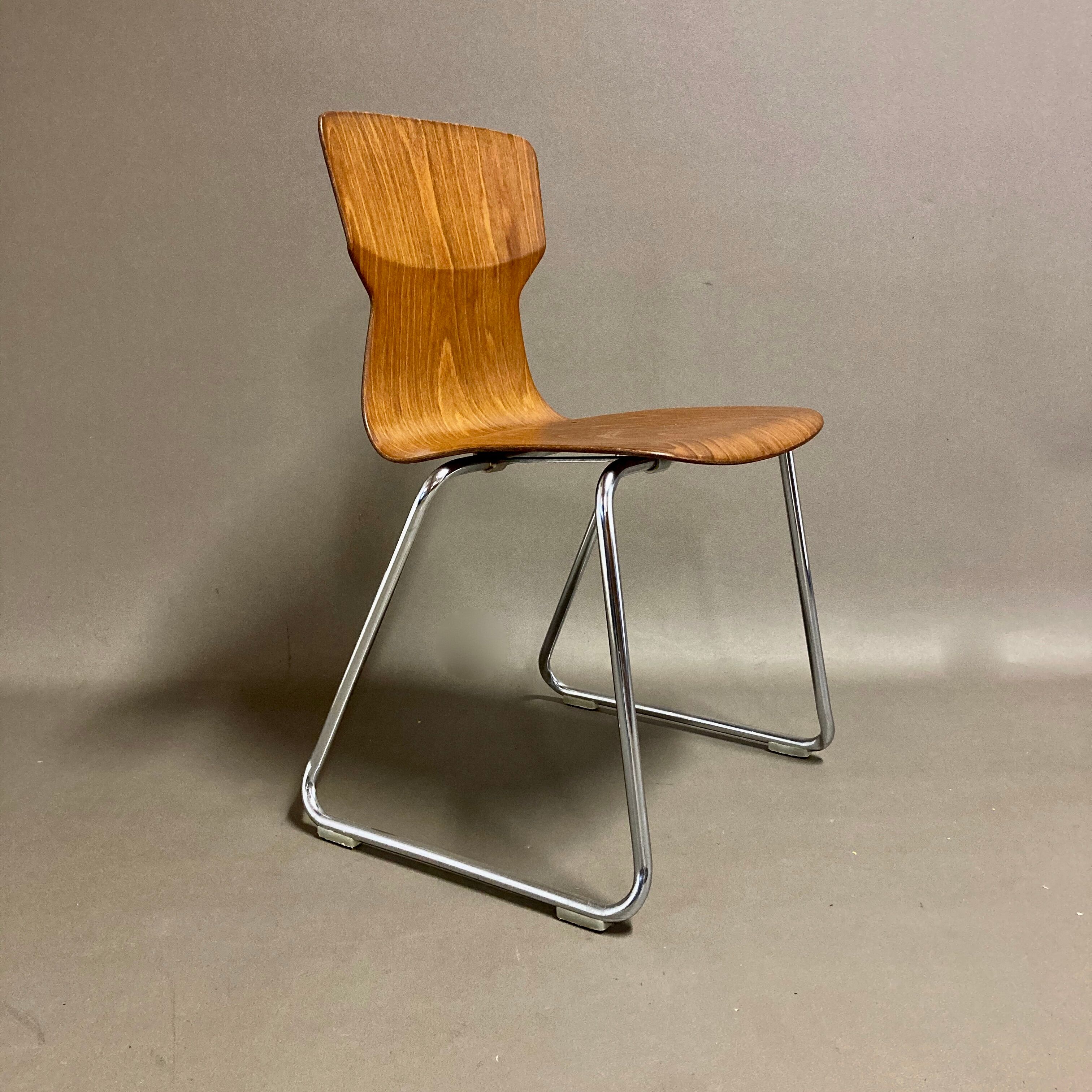 Set of 6 Pagwood chairs by Casala