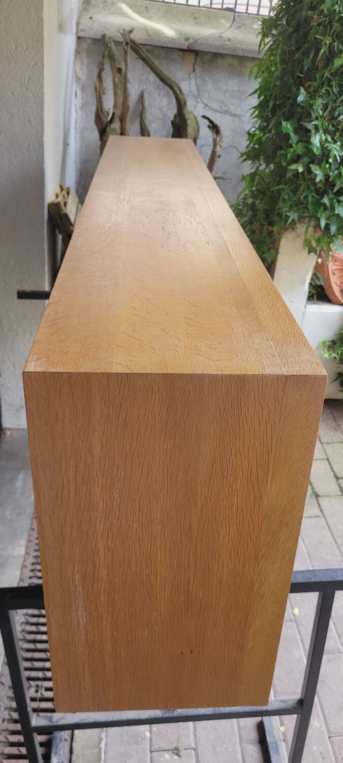 60's glass wall shelf