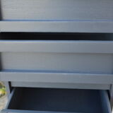 Semainier, high Dresser dark grey vintage