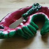 Vintage shrimp butter  dish
