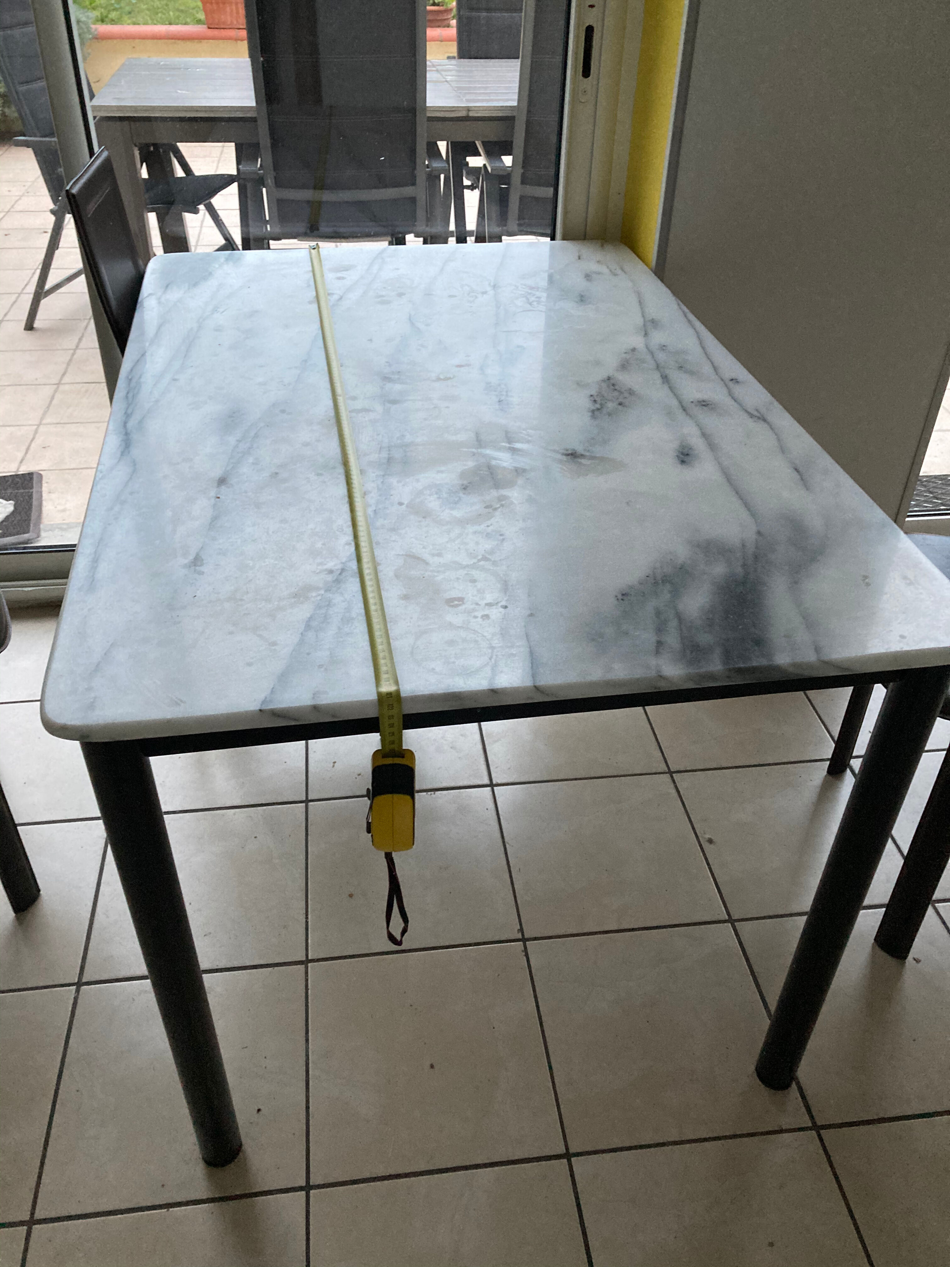 Marble kitchen table