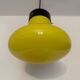 Suspension opaline jaune années 60