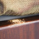 1970s Modular Beechwood Sofa by Frigerio – Original Fabric Upholstery, Set of 6