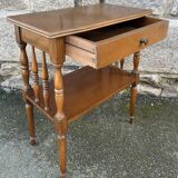 Bedside table, end table, wood, vintage, 60s