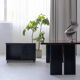 Executive burlwood desk 1980s