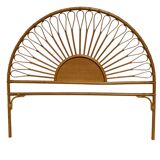 Rattan headboard, France 1960s