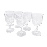 6 verres a pieds