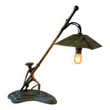 Lampe bronze Hakuli Israël années 50