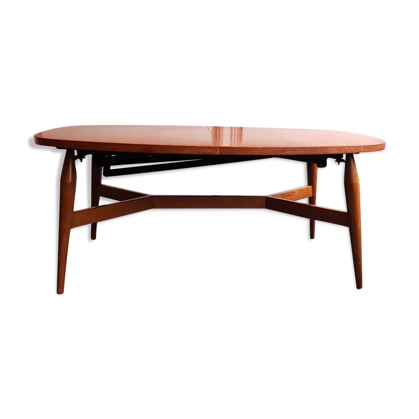Table low vintage Scandinavian modular transformable liftable SMØRREBRØD