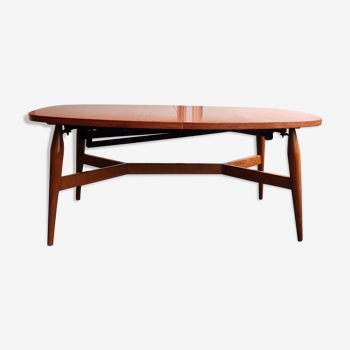 Table low vintage Scandinavian modular transformable liftable SMØRREBRØD