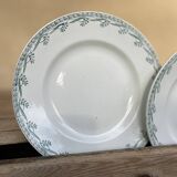 Lot de 2 assiettes plates terre de fer MDL & Hamage