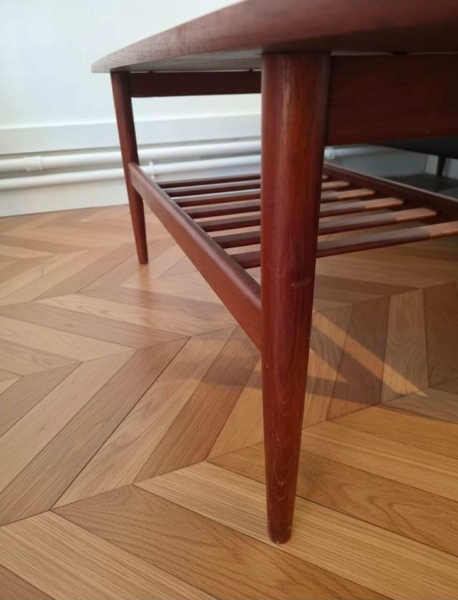 Groningen model coffee table in teak – Samcom, 1960s – Stamped