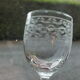 9 antique glasses in port or alcohol decorated with arabesques
