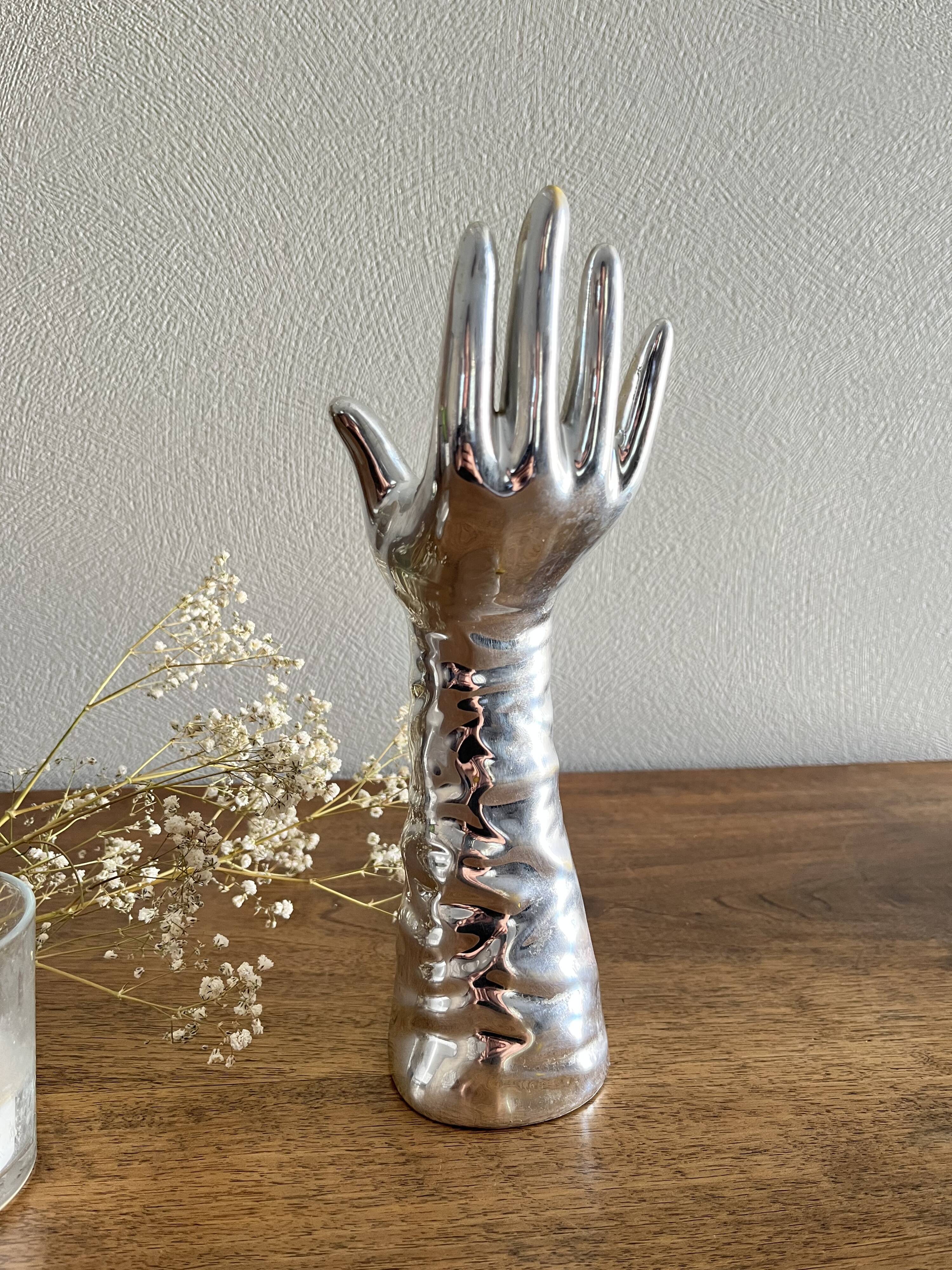 Hand baguier vintage soliflore