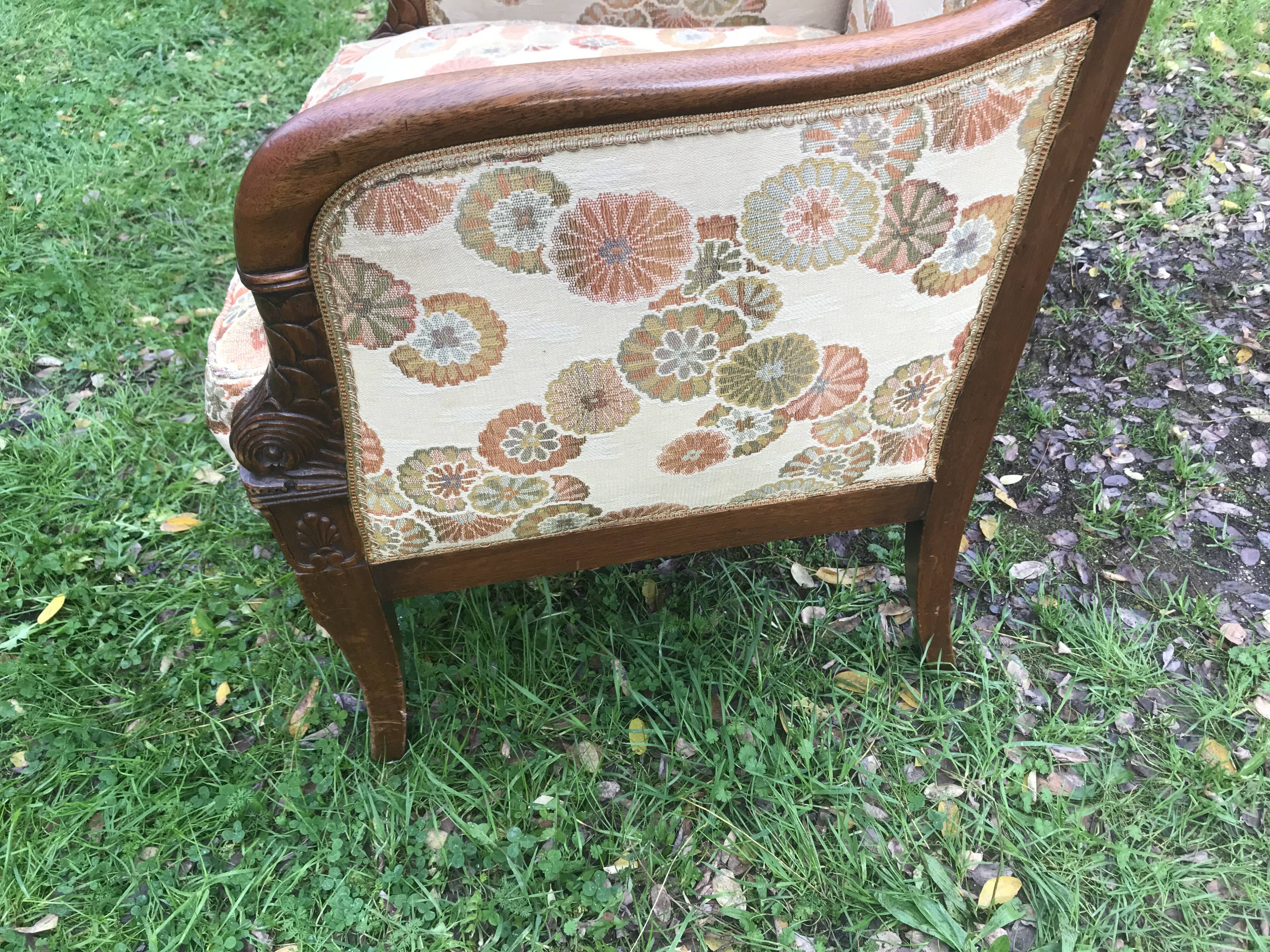 Pair of armchairs restoration 19th era