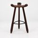 Set of 3 Vintage Brutalist Marbella Stools by Sergio Rodrigues