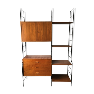 Bibliothèque modulable années 60